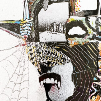BatFangs 2 - Original artwork on paper
