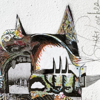 BatFangs 2 - Original artwork on paper