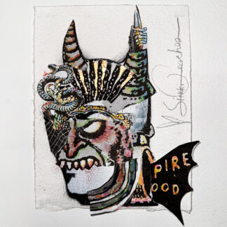 BatFangs 1 - Original artwork on paper