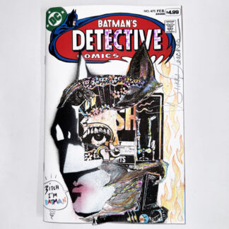 Bat Detective - Original artwork on comic book cover