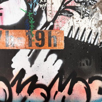 Fangul - Original artwork on street sign