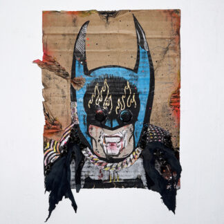 BatGoth - Original artwork on cardboard